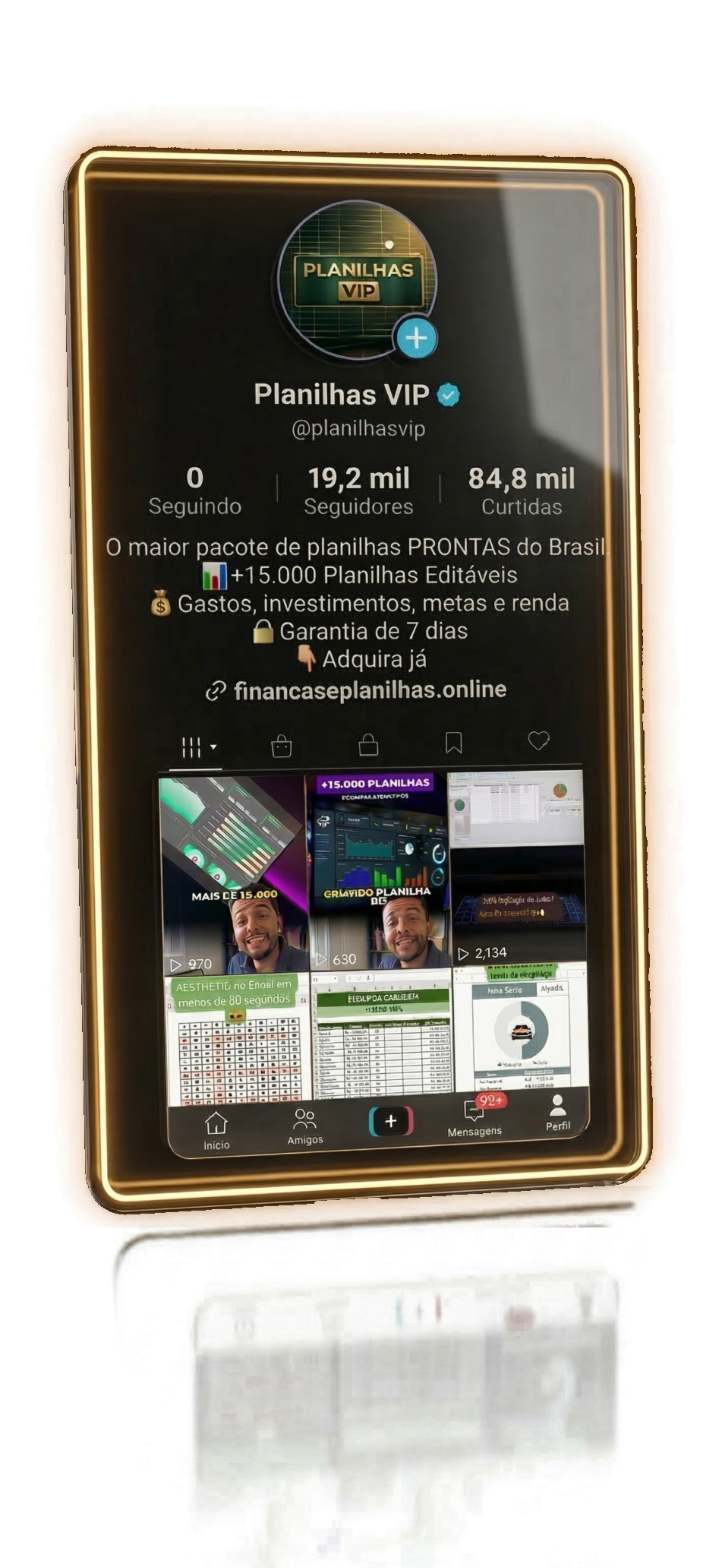 Mais de 19 mil pessoas já acompanham a Planilhas VIP